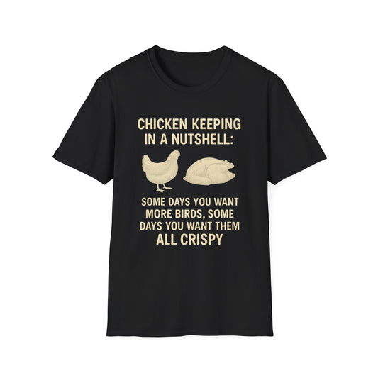 WeBeClucking “Chicken Keeping In A Nutshell” T-Shirt